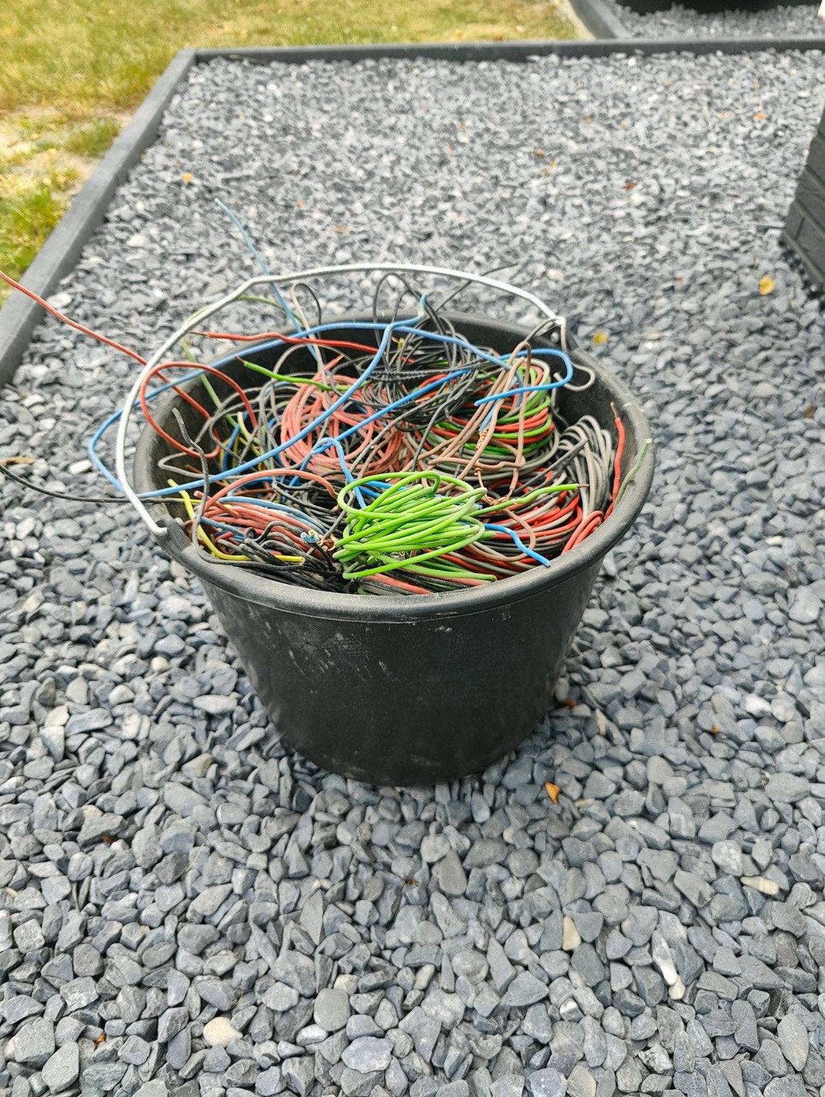 Volle emmer koperdraad (20L), Ophalen, Overige typen