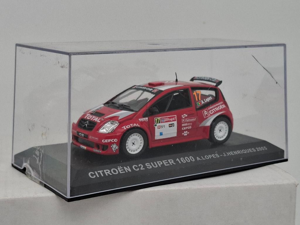 Citroën C2 Super 1600 Lopes/Henriques 2005 Rally 1/43, Hobby en Vrije tijd, Modelauto's | 1:43, Verzenden, Zo goed als nieuw, Auto