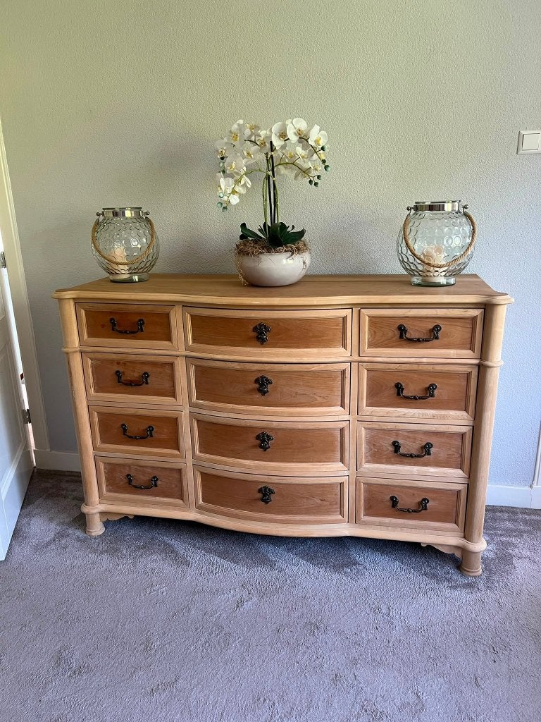 Dressoir grenen van Drexel Heritage - 164x54x104 cm, Huis en Inrichting, Kasten | Dressoirs, Ophalen, Gebruikt, 150 tot 200 cm