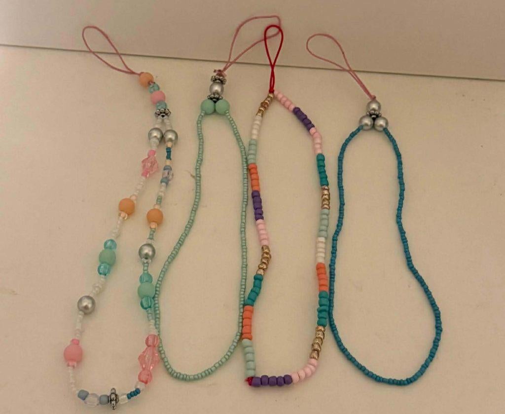 Telefoonkoord met kralen - Phone cord with beads, Ophalen, Nieuw, Overige typen, Apple iPhone