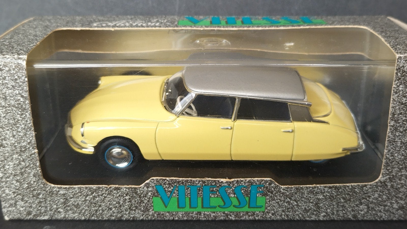 Citroen DS 19 Geel 1:43 Vitesee Pol, Overige merken, Auto, Verzenden, .