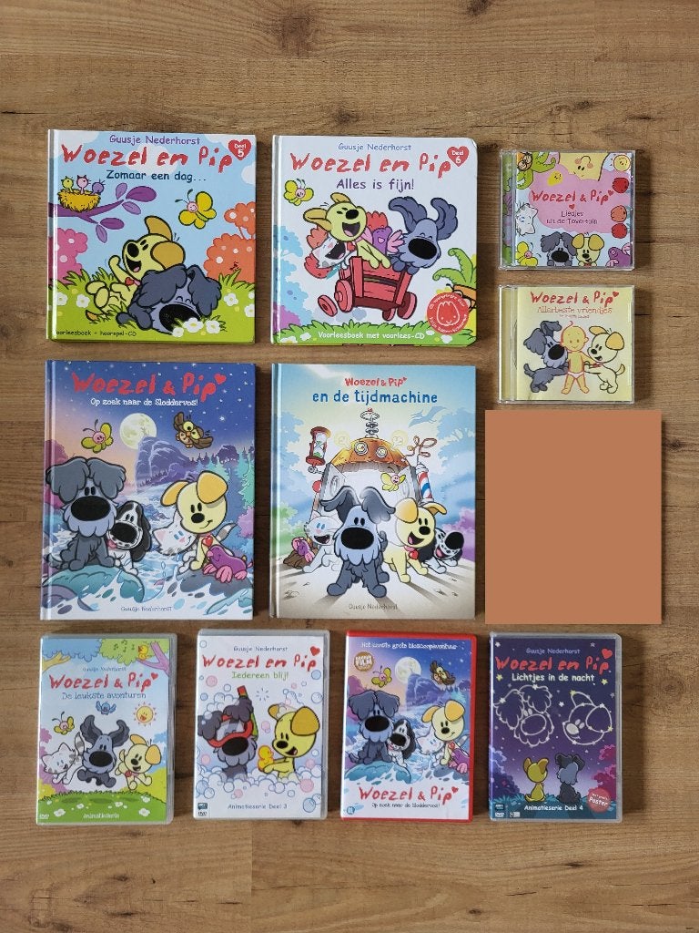Woezel en Pip boeken, DVD's en CD's, Ophalen, Zo goed als nieuw, Guusje Nederhorst, Fictie algemeen