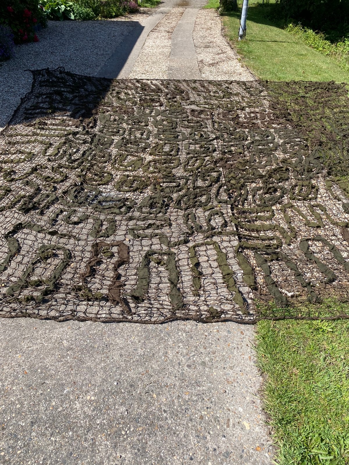 Jute camouflage net 6x6 meter, Verzamelen, Ophalen of Verzenden, Landmacht, Nederland