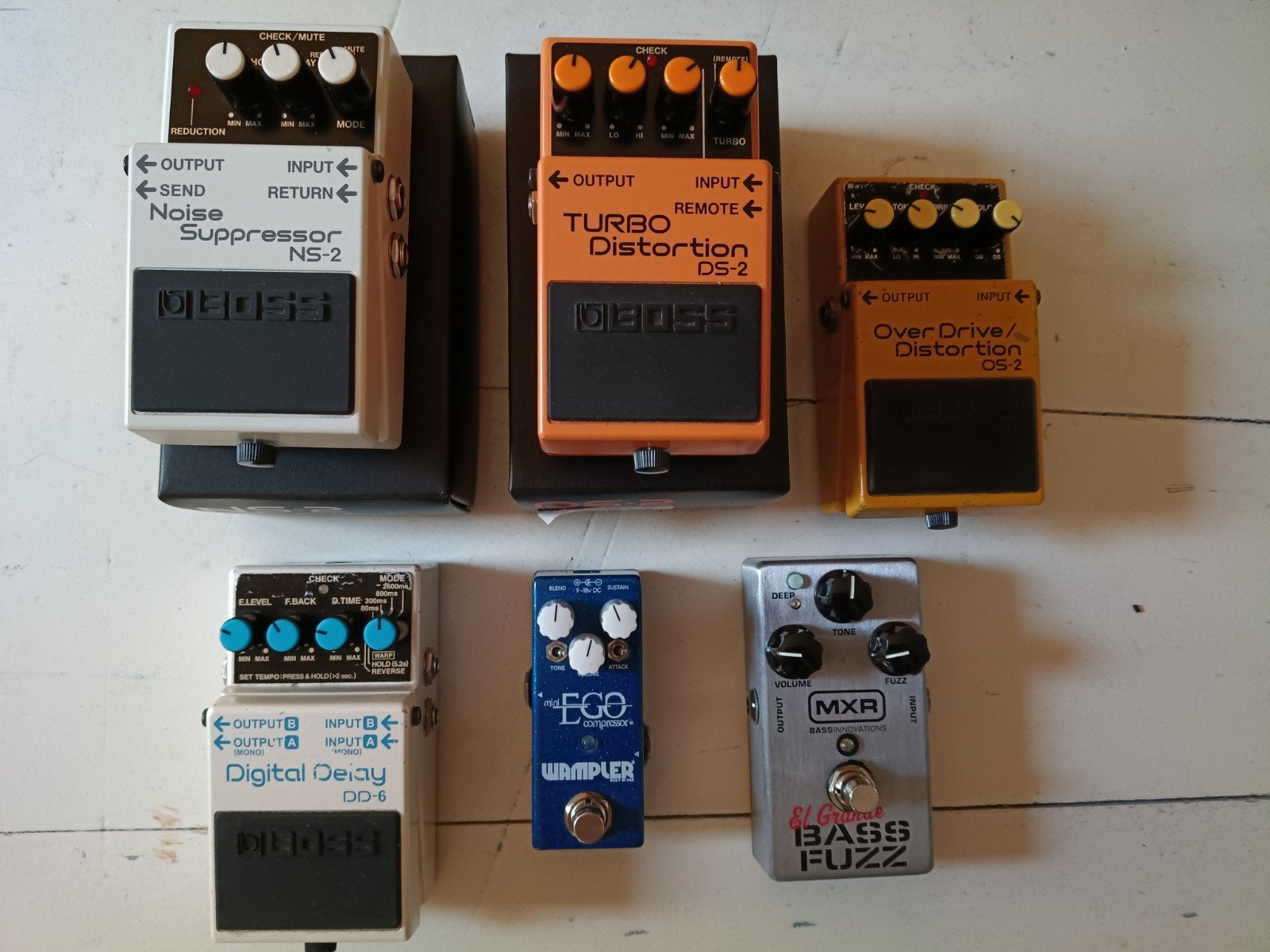Gitaarpedalen Boss, Wampler, MXR, Verzenden, Delay of Echo