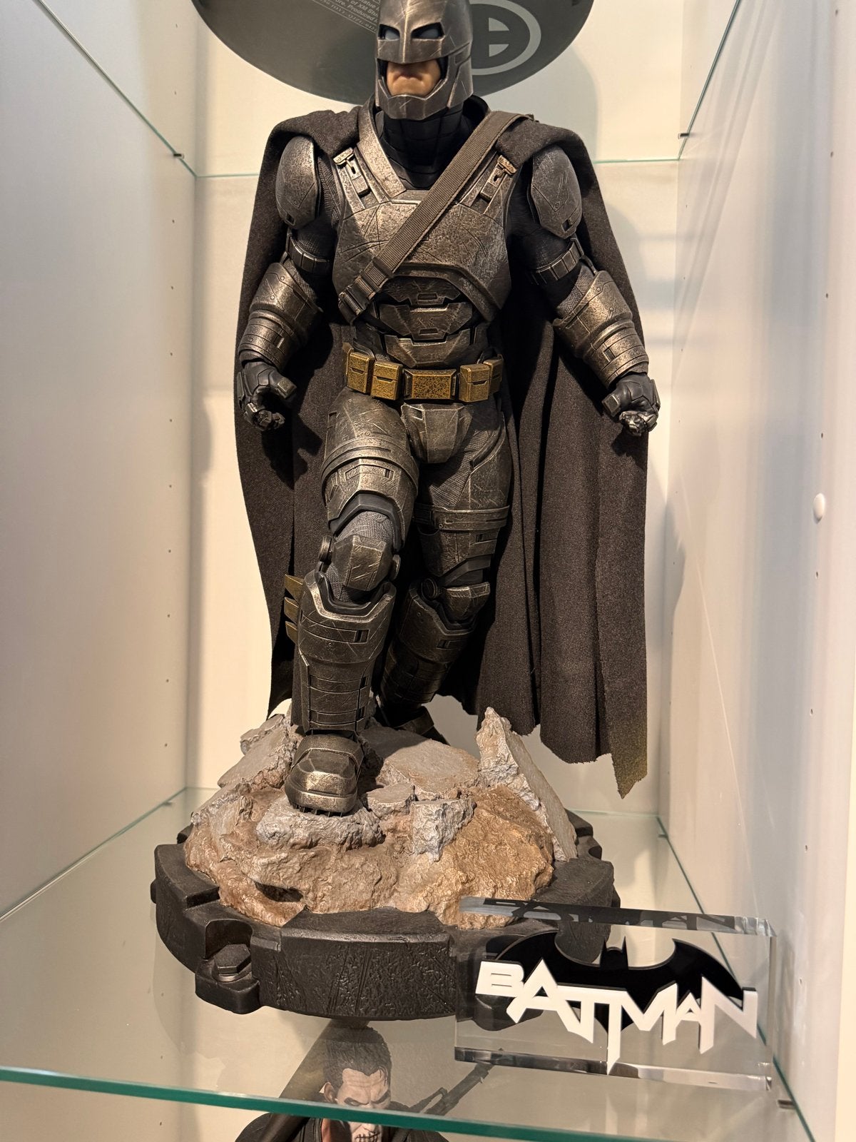 Batman Armored Statue - Batman v Superman: Dawn of Justice, Ophalen of Verzenden, Zo goed als nieuw