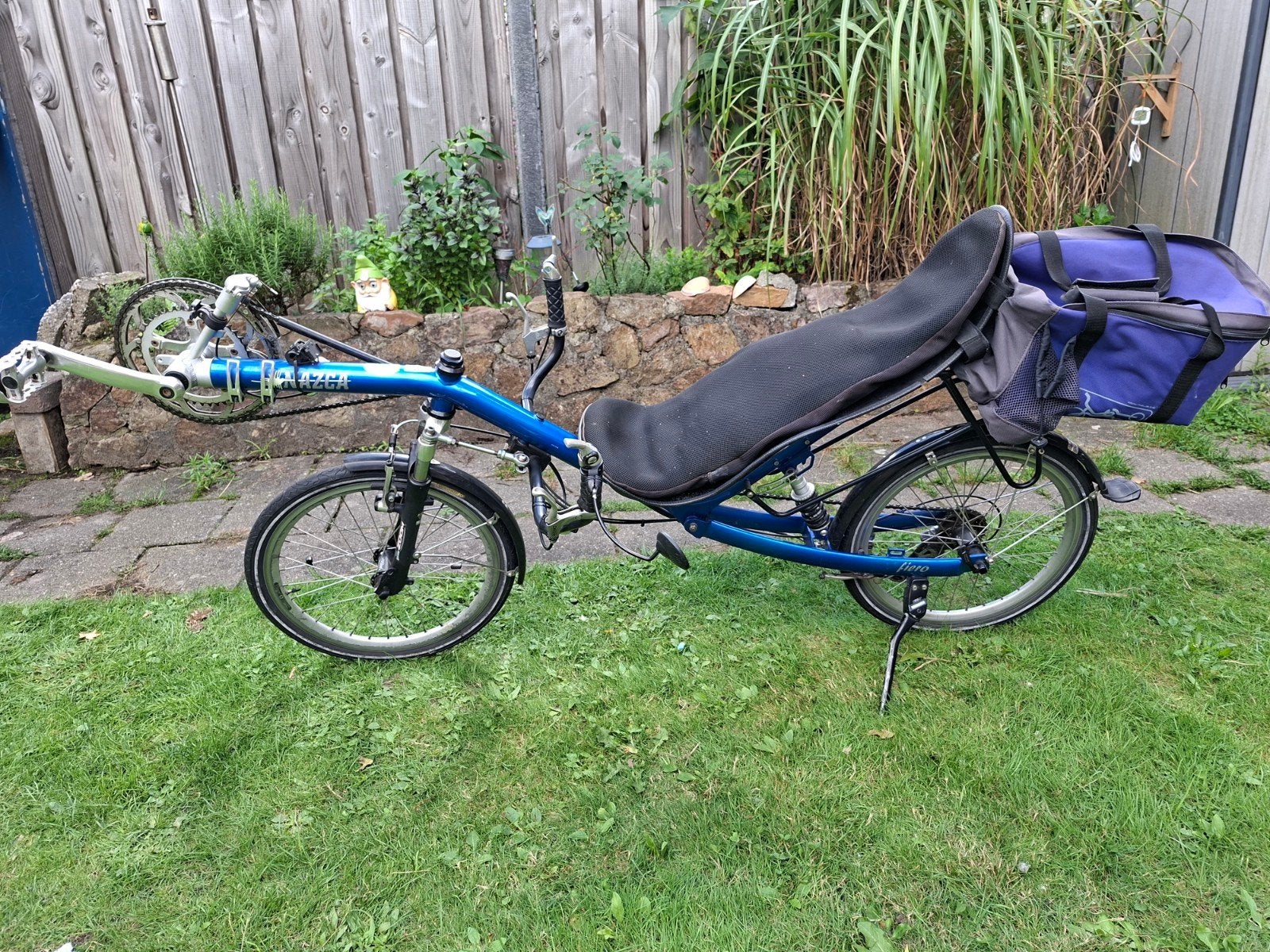 Ligfiets Nazca Fiero 20/20 onderstuur, Gebruikt, Velgrem, Onderstuur, Ophalen