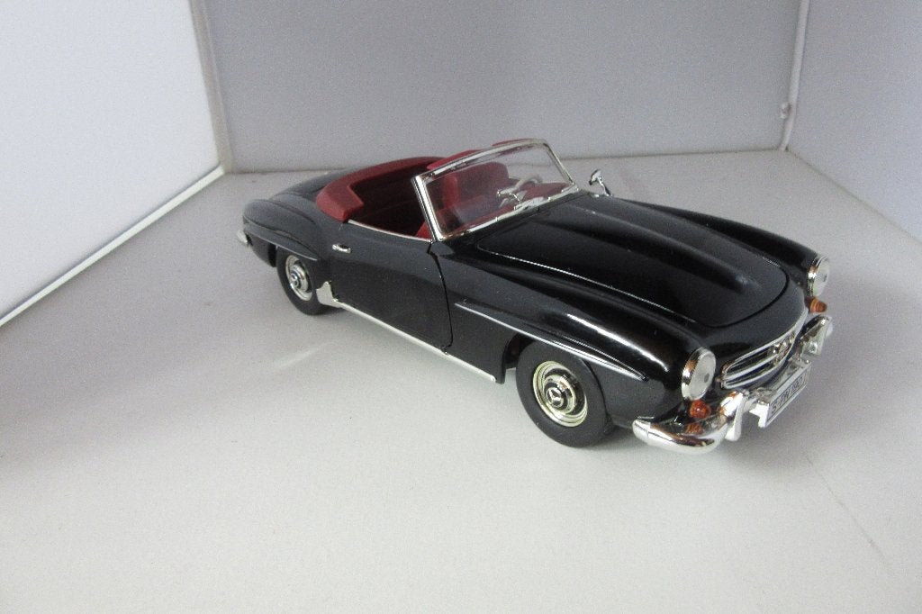 Mercedes 190 SL Cabrio 1;18, Ophalen of Verzenden, Zo goed als nieuw, Auto, ERTL