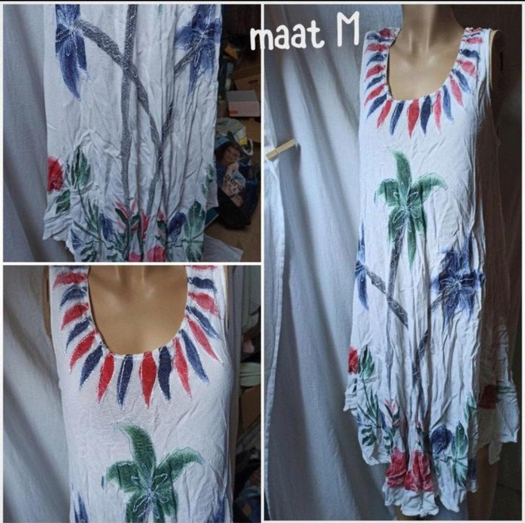 witte jurk, Maat 38/40 (M), Wit, Ophalen of Verzenden, Gedragen