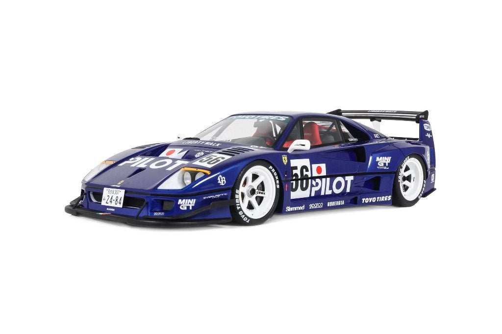 OttoMobile 1:18 LB Works F40 Metallic Blue 2024