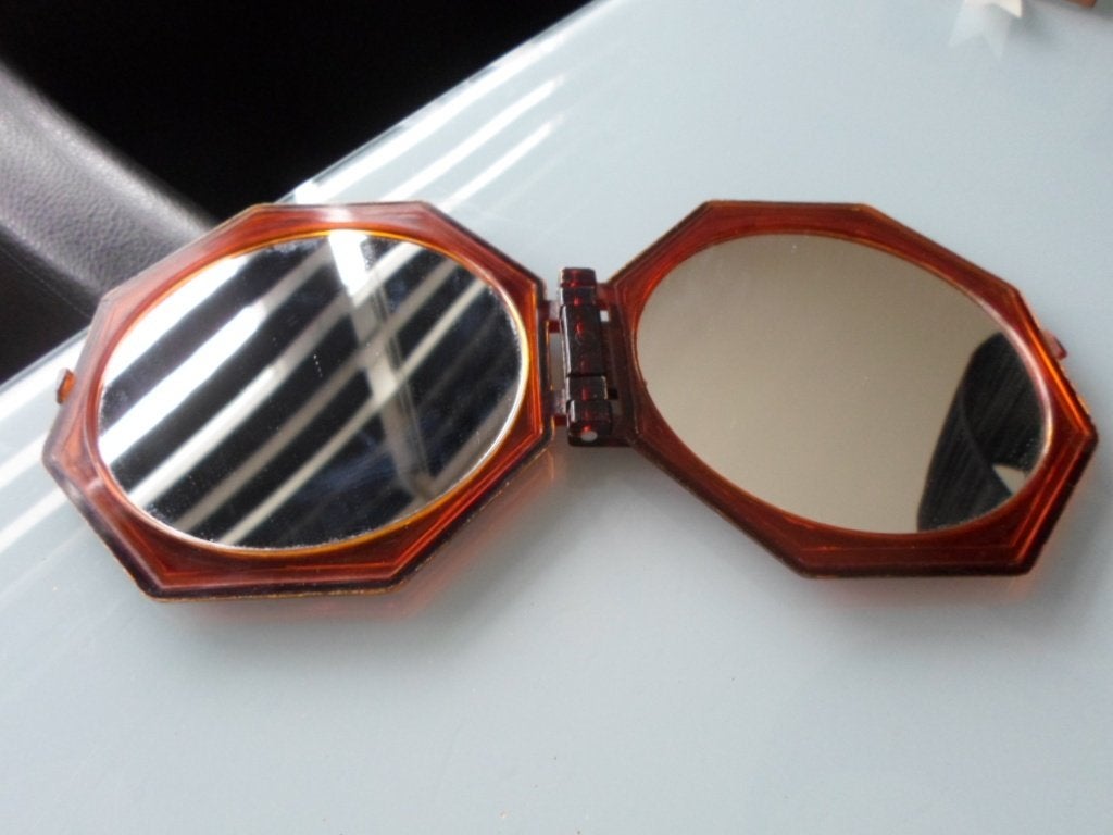 make up spiegel, Ophalen of Verzenden, Gebruikt, Gehele gezicht, Overige typen