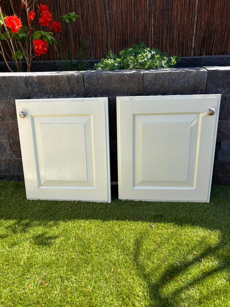 Mooie echte houten retro keukenkast deurtjes en keukenlades, Huis en Inrichting, Keuken | Keukenelementen, Minder dan 50 cm, 100 tot 150 cm