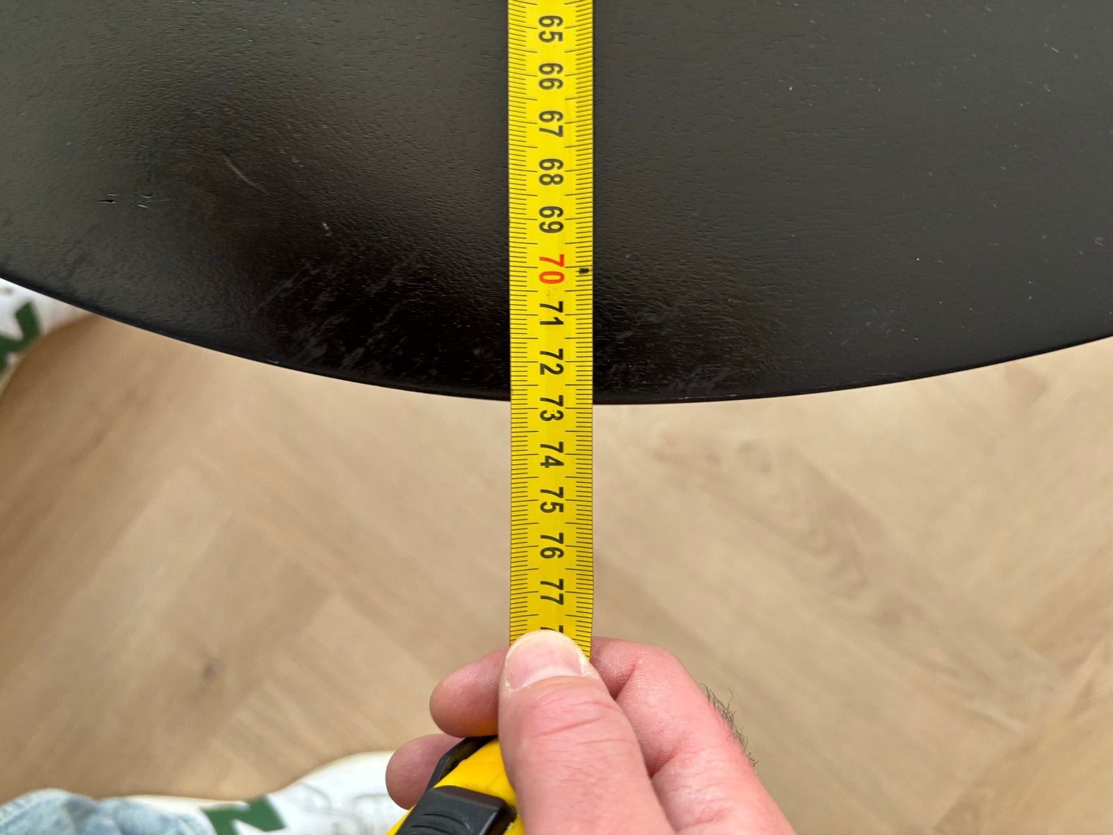 Goossens Jelle XL Salontafel - Zwart, Goede Staat, Ophalen, Overige materialen, Gebruikt, Rond