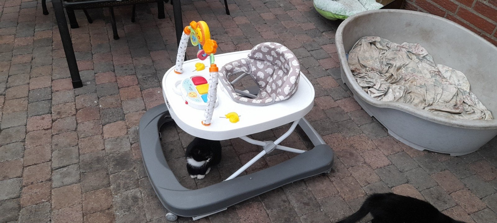 Loopwagen met speelpaneel en zitje, Kinderen en Baby's, Ophalen, Gebruikt, Loopvoertuig