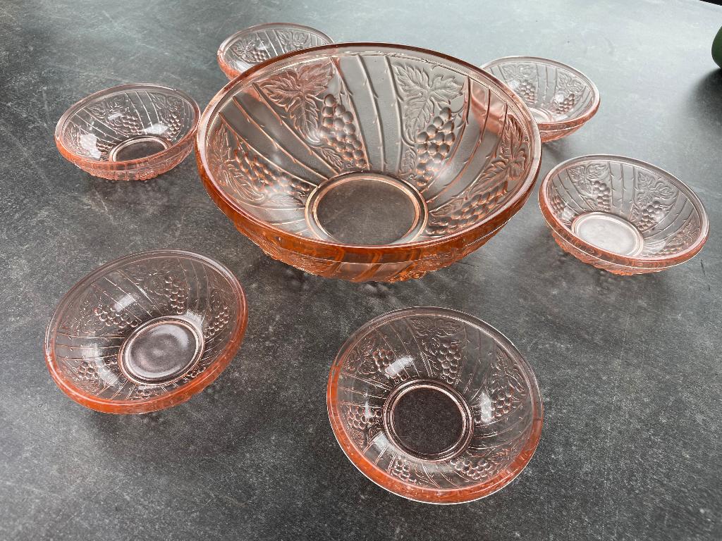 Vintage bowl/ punch set Jaren 70, Antiek en Kunst, Ophalen of Verzenden