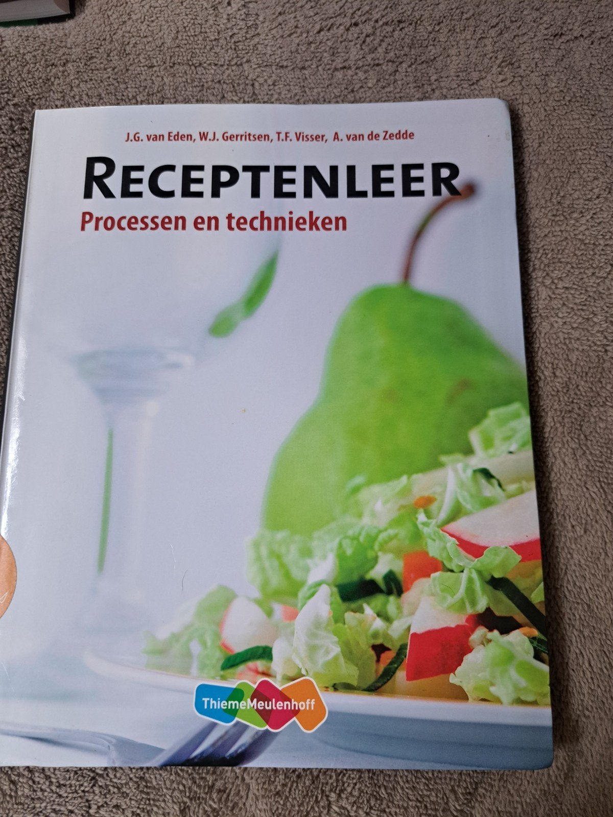 Receptenleer: Processen en technieken - Kookboek, Ophalen of Verzenden, Gelezen, J.G. van Eden, W.J. Gerritsen, T.F. Visser, A. van de Zedde