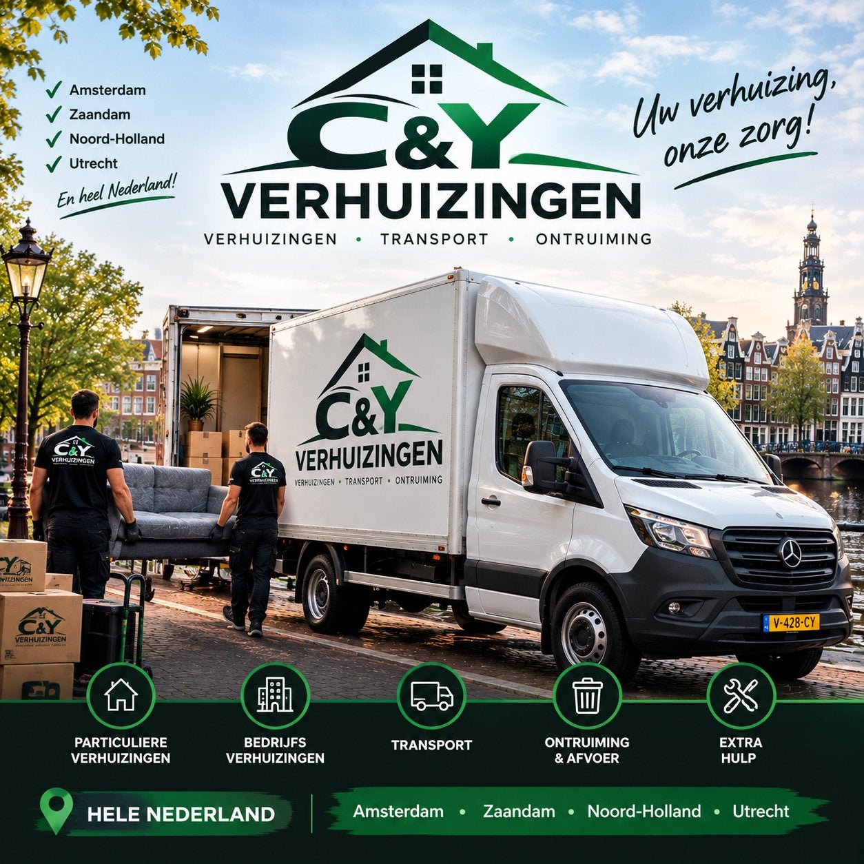 VERHUIS & TRANSPORTSERVICE, Inpakservice, Bedrijfsverhuizingen