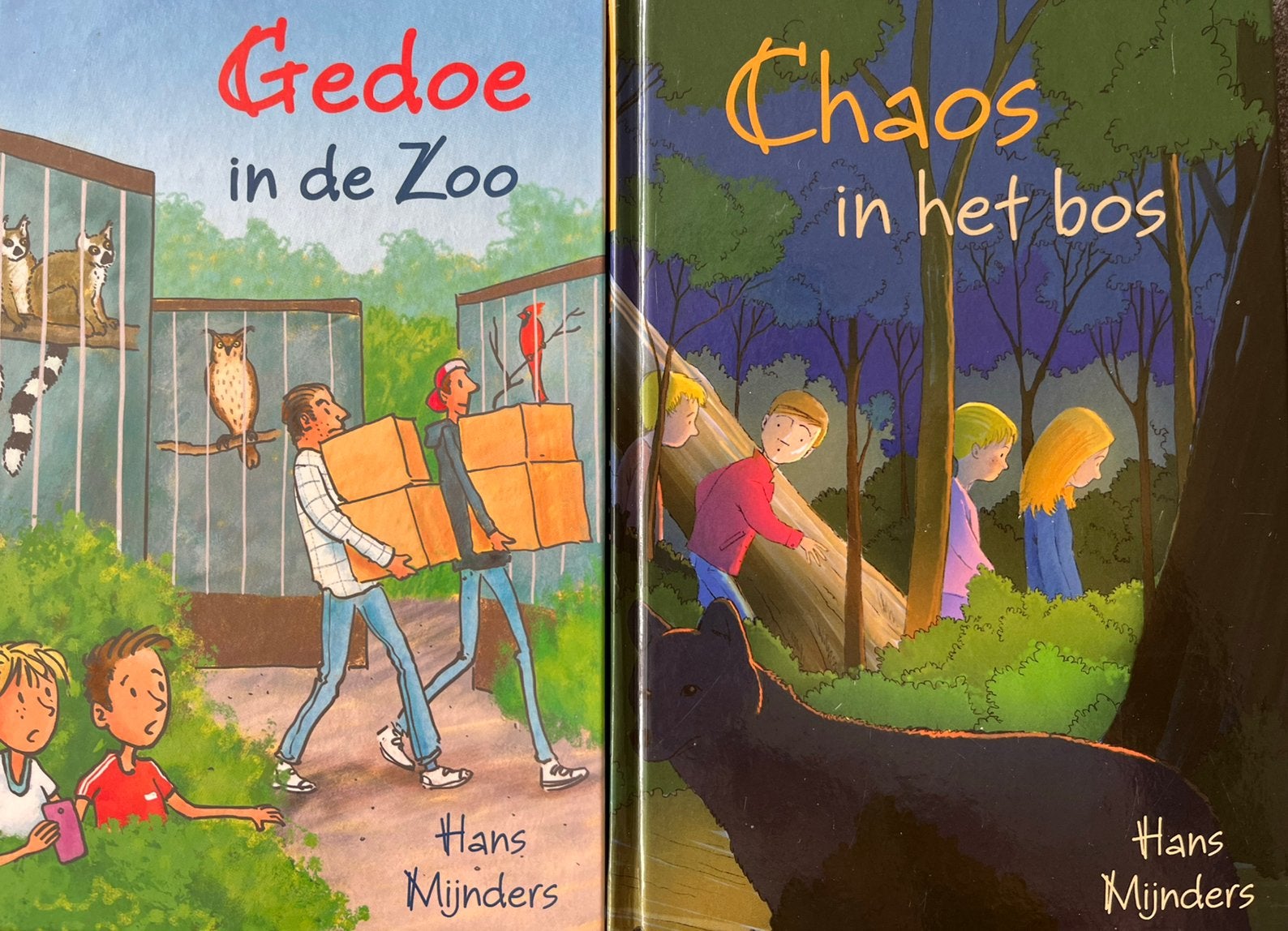 Hans Mijnders - Gedoe in de zoo, Ophalen of Verzenden, Zo goed als nieuw, Hans Mijnders