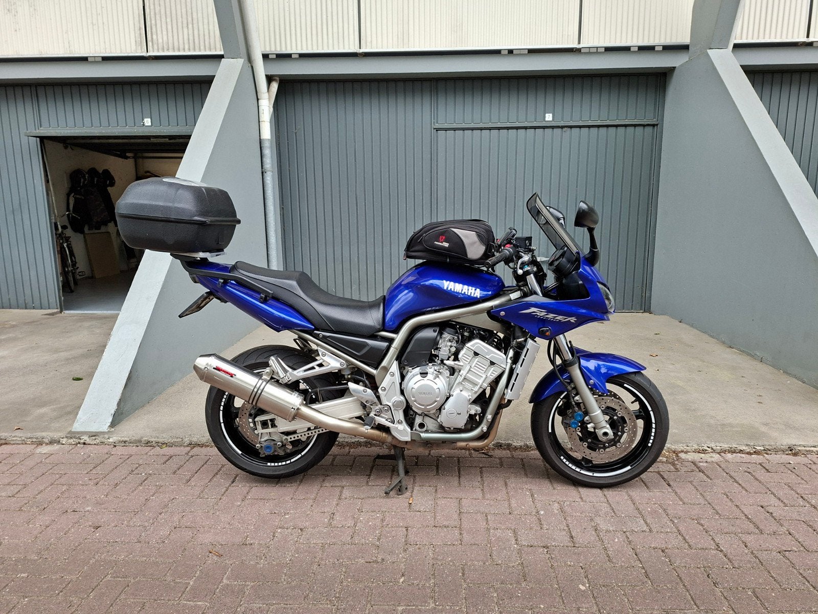 Krauser topkoffer met beugel/steun Yamaha Fazer 1000, Motoren, Ophalen, Gebruikt
