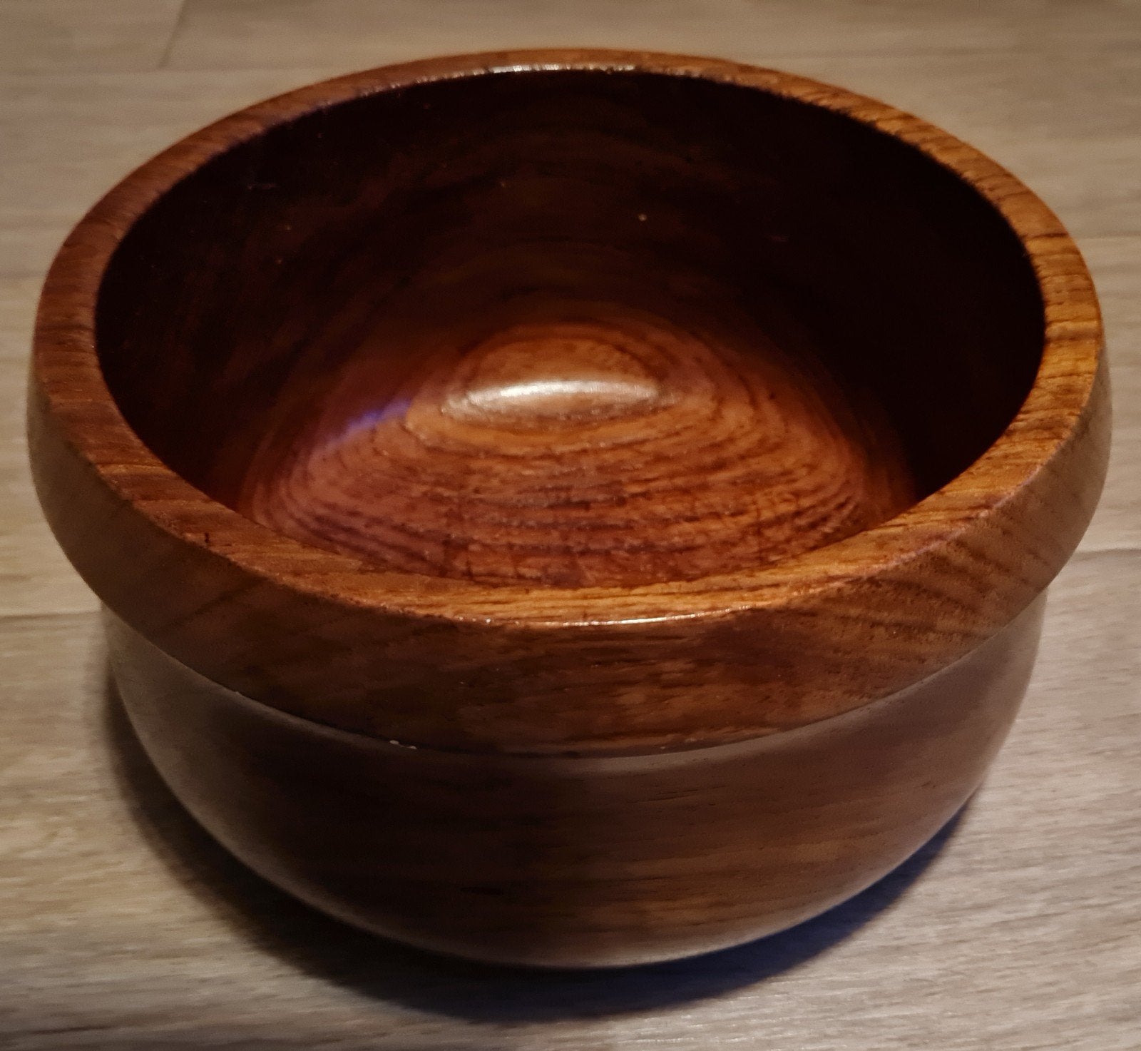 vintage houten schaal/ houten kom, Ophalen, Rond, Hout