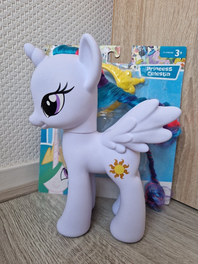 My Little Pony G4 Princess Celestia + kam, Ophalen of Verzenden, Nieuw