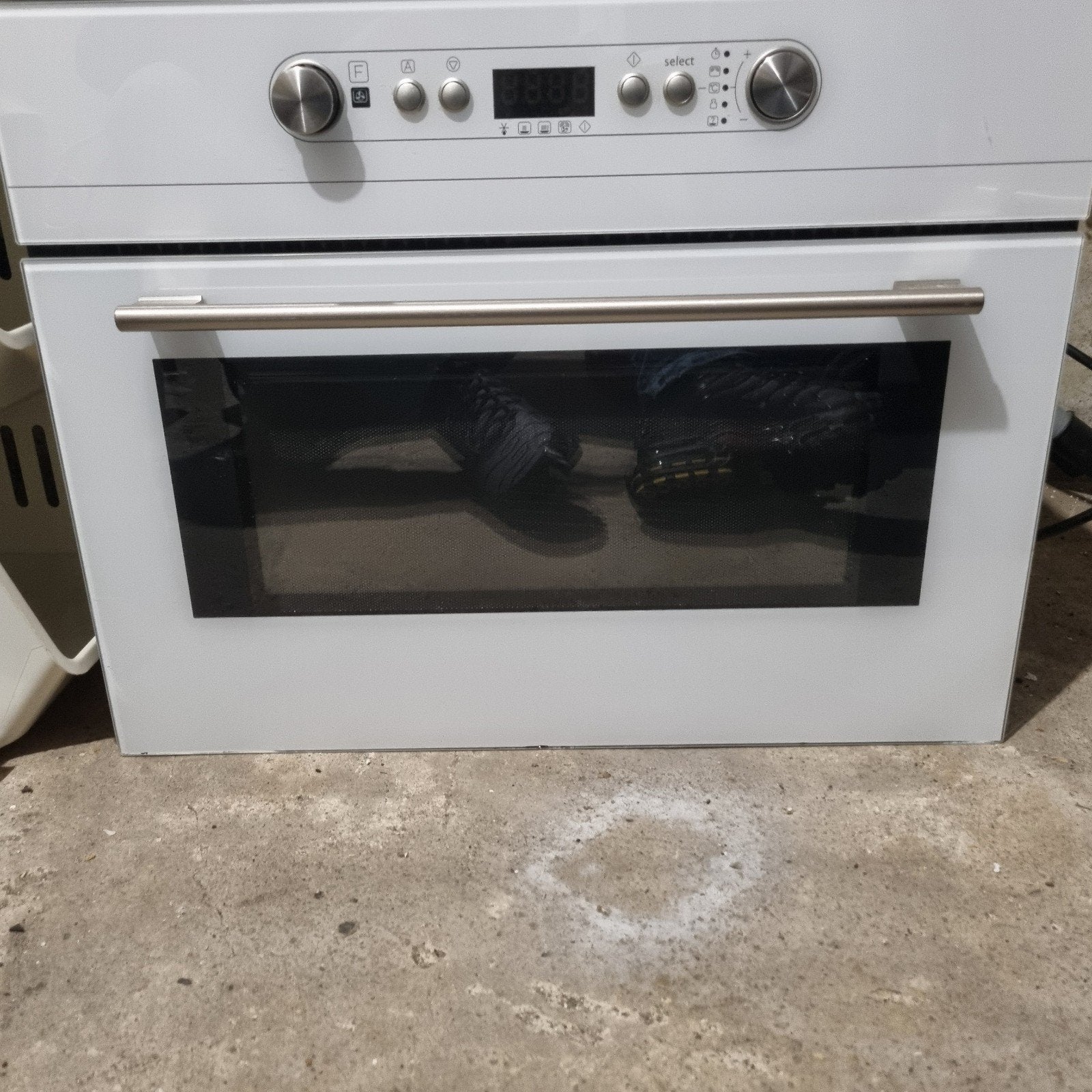 Witte Inbouw Combi-oven, 45 tot 50 cm, Overige merken, Hete lucht, Ophalen of Verzenden