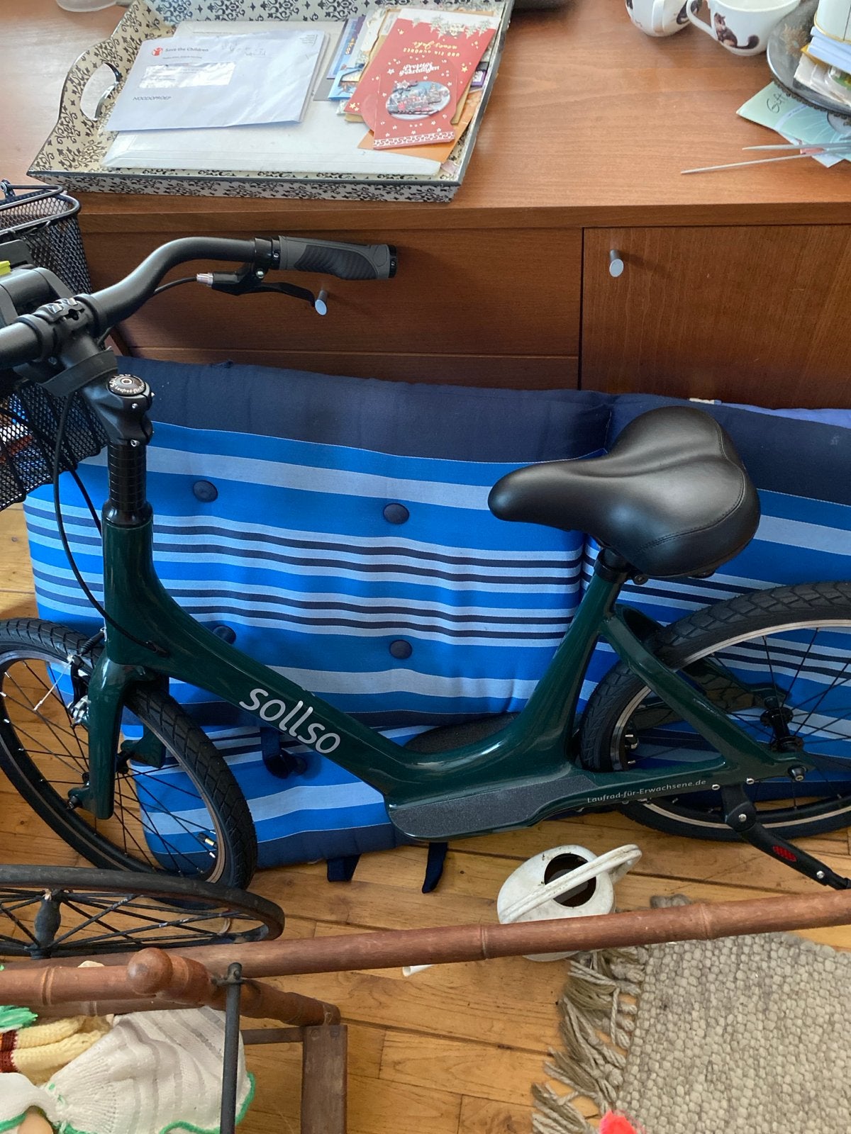 Sollso loopfiets voor volwassenen - Groen, Ophalen, Zo goed als nieuw