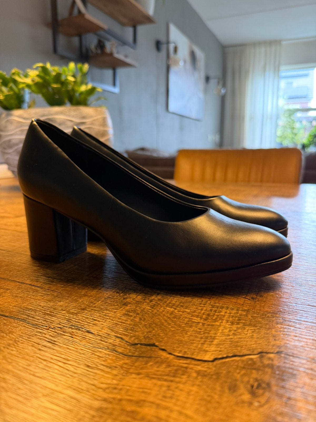 Dames pumps met blokhak, Pumps, Zwart, Nieuw, Ophalen of Verzenden