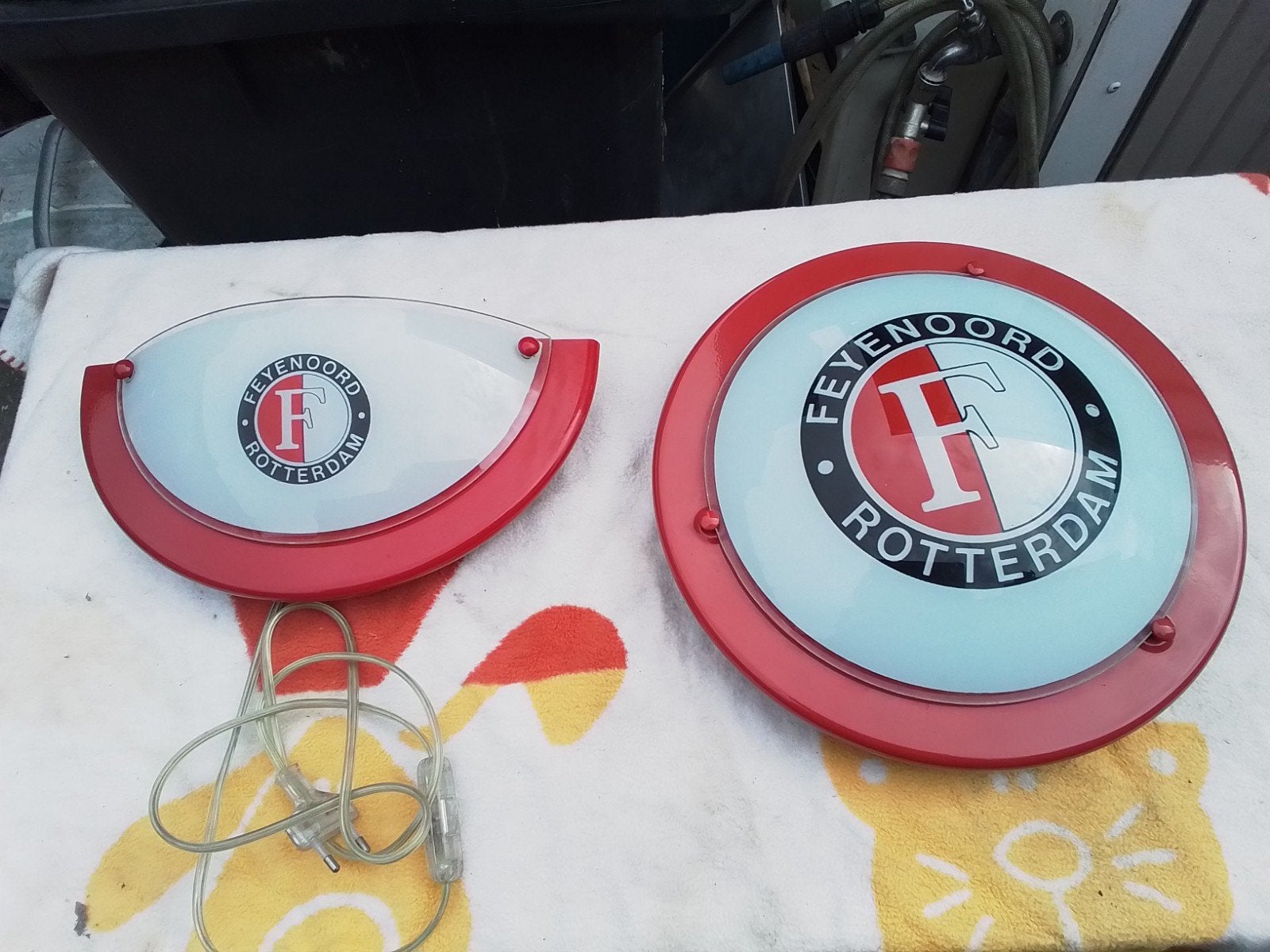 Feyenoord Wandlampen - Set van 2, Huis en Inrichting, Verzenden