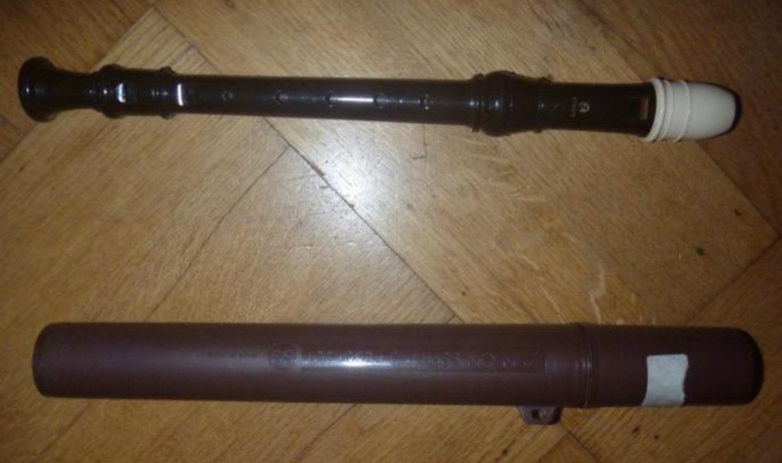 Zen-on Japan SG Soprano Recorder German blokfluit plastic 10, Ophalen, Gebruikt, Sopraan of Sopranino, Kunststof
