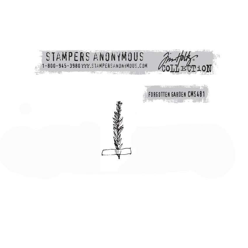 SA Tim Holtz Cling Mount Stamp Forgotten Garden #481/05, Verzenden, Nieuw, EZ-mounted stempel