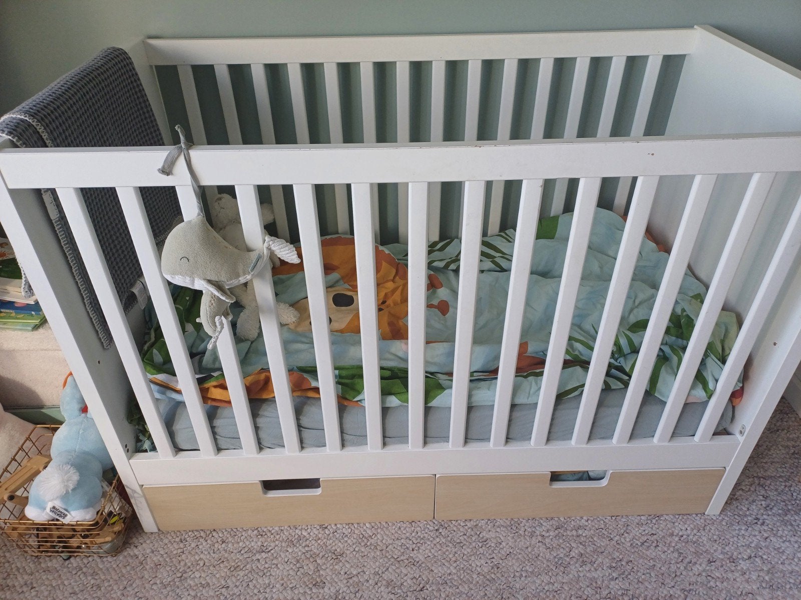 IKEA STUVA babybed met lades en matras. Doorgroei bed, Kinderen en Baby's, Ophalen, Gebruikt, Ledikant
