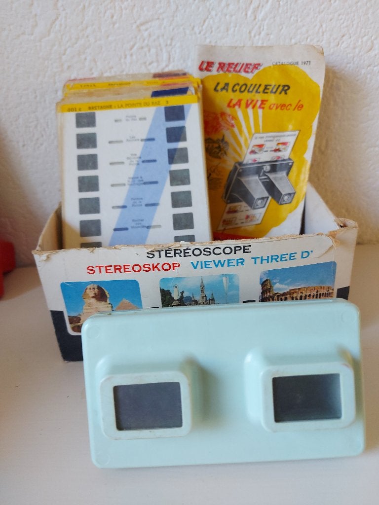 Simplex Lestrade-stereoscoop + kaarten, Ophalen of Verzenden, Gebruikt