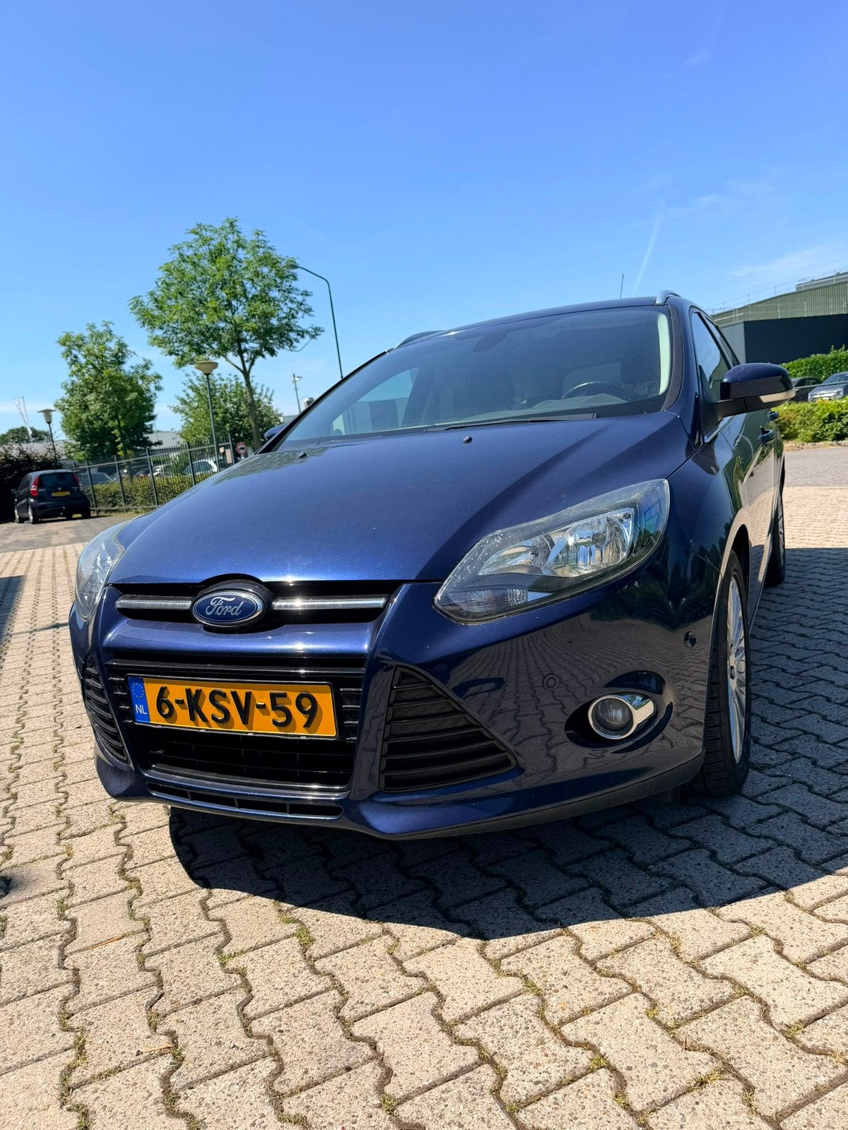 Ford Focus 1.0 Ecoboost 92KW Wagon 2013 Blauw, 125 pk, Blauw, Origineel Nederlands, Handgeschakeld