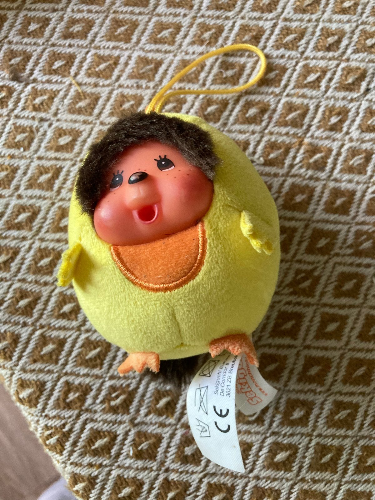 Monchhichi kuiken - Sleutelhanger, Overige merken, Overige typen, Ophalen of Verzenden, Klein (minder dan 20 cm)