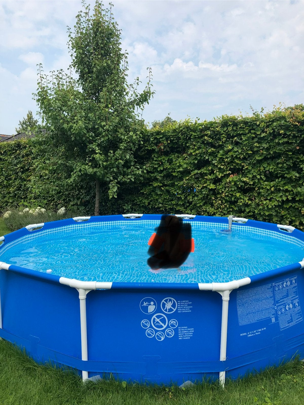Zwembad 3.66 x 76 met zandfilterpomp, Tuin en Terras, Ophalen, Gebruikt, Minder dan 80 cm, Rond