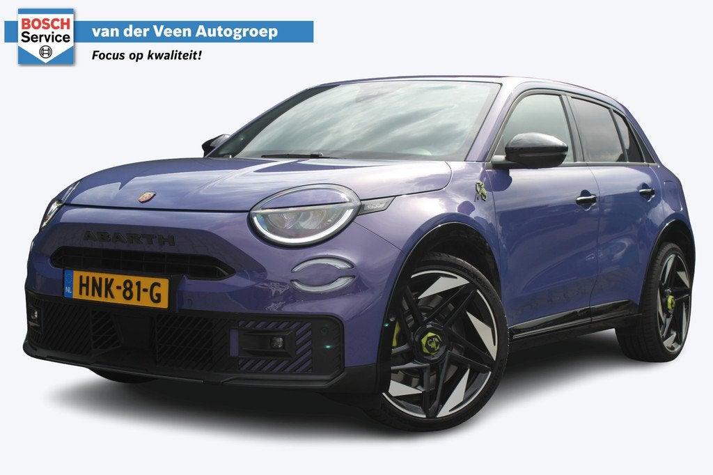Fiat 600E Abarth Scorpionissima 54 kWh 282PK | Fabrieksgaran, Auto's, Fiat, Zwart, Overige kleuren, Origineel Nederlands, 600E