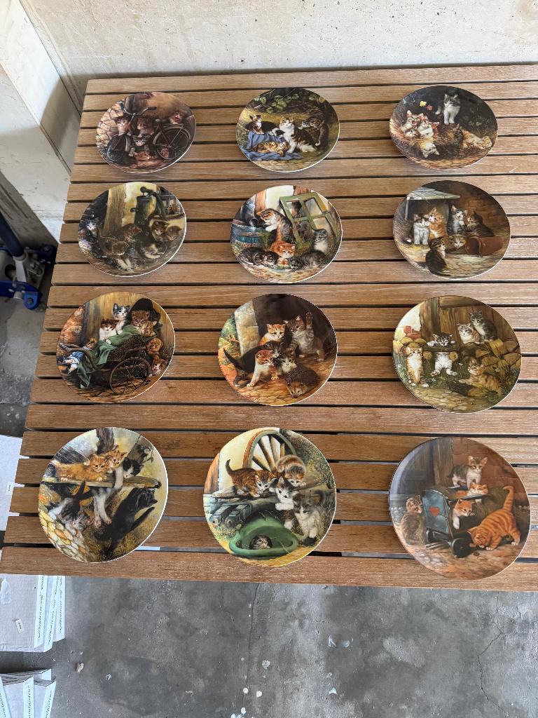 13 borden Complete exclusive katten serie, Wolfgang Kaiser, Ophalen of Verzenden