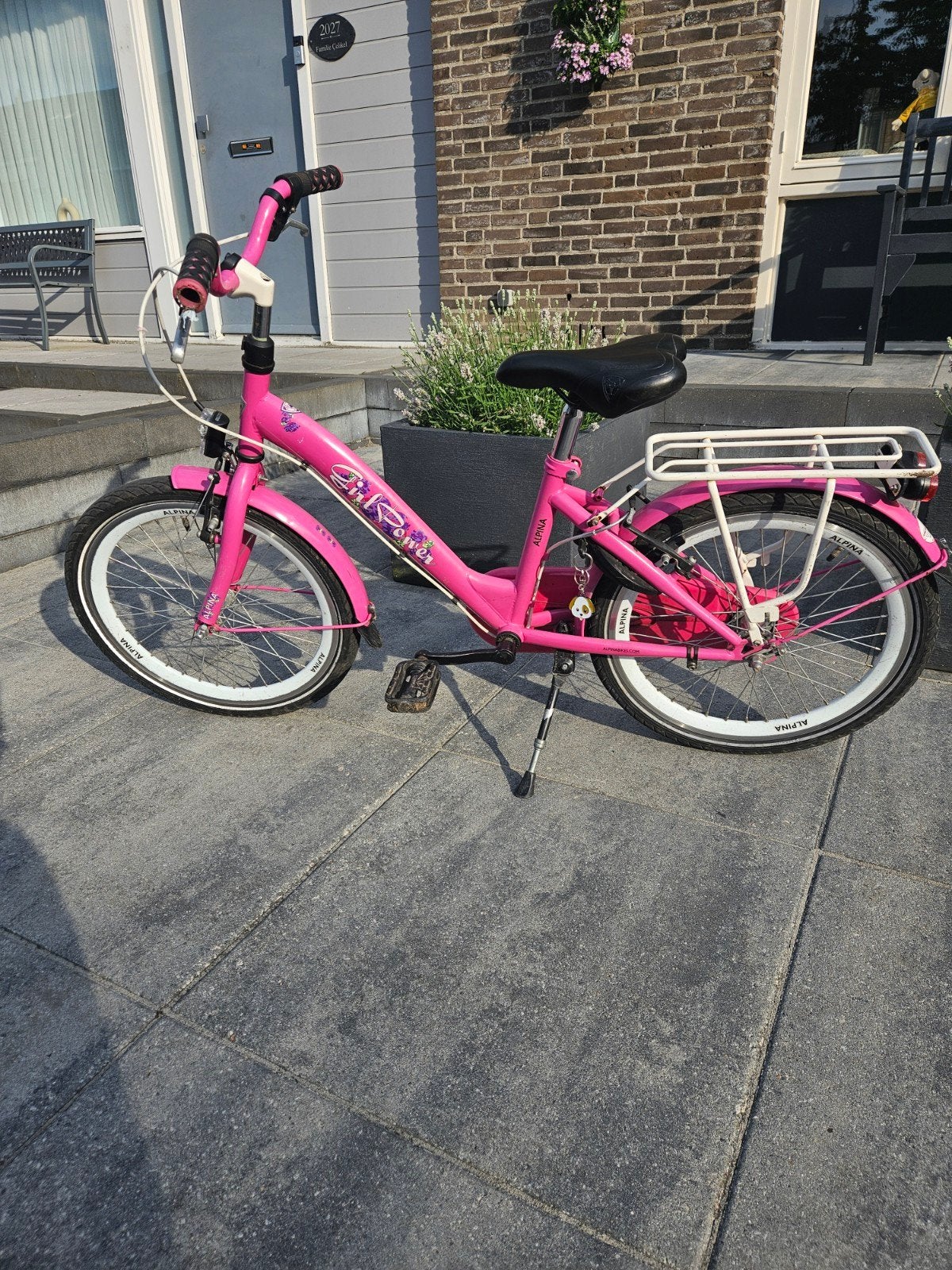 Meisjes fiets 22 inch, Ophalen, Gebruikt, 22 inch
