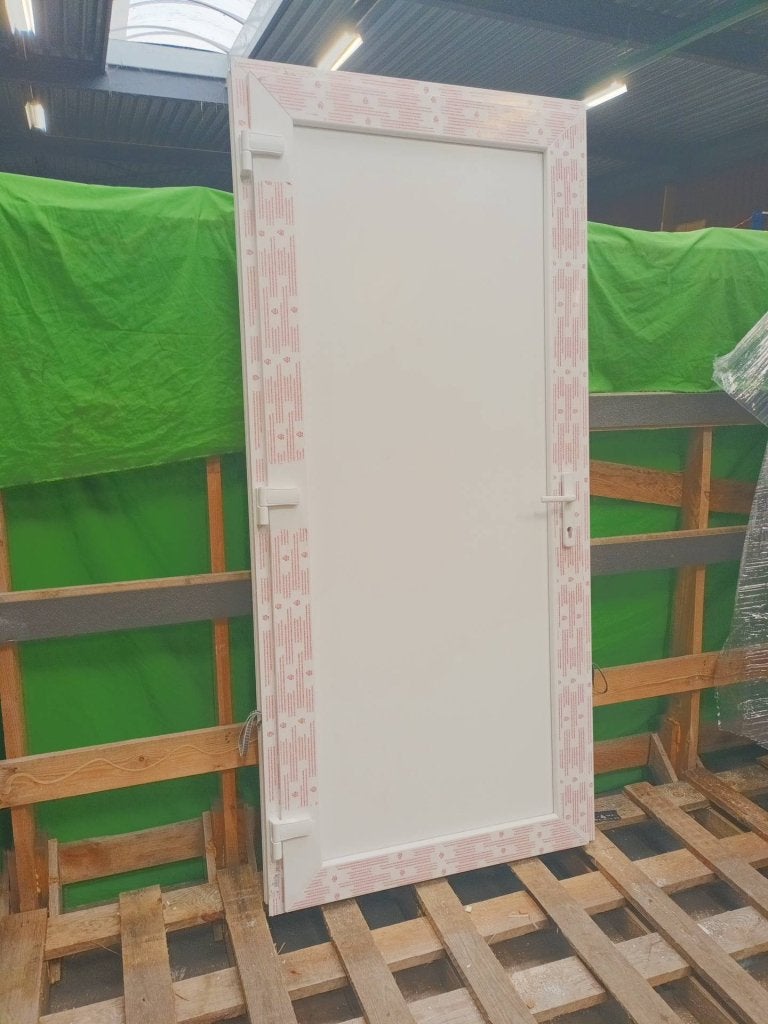 Kunststof Buitendeur volpaneel  b99,5 x h215,5 -2485-, Niet ingevuld, Kunststof, 80 tot 100 cm, 215 cm of meer