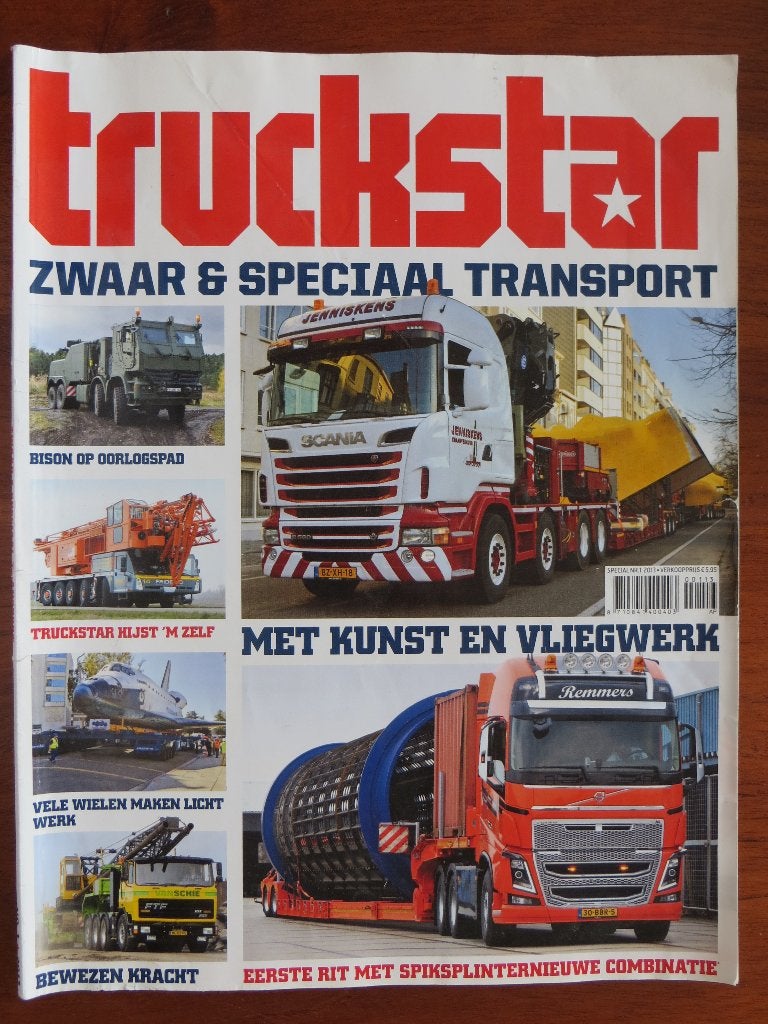 Truckstar Zwaar en Speciaal Transport nr 1 2013, Boeken, Auto's | Folders en Tijdschriften, Ophalen of Verzenden, Zo goed als nieuw