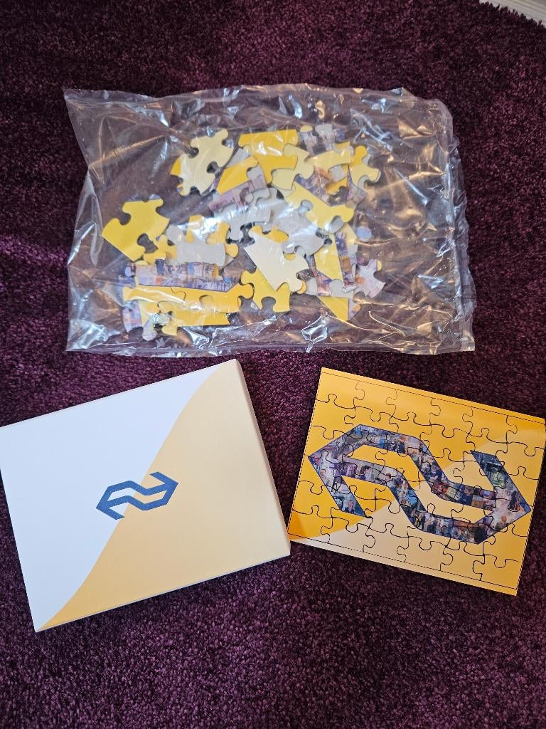 ongebruikt NS puzzel compleet, Ophalen of Verzenden, Minder dan 500 stukjes, Nieuw, Legpuzzel