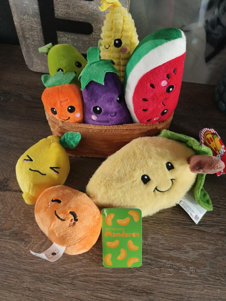 Knuffel fruit en groente, Ophalen of Verzenden