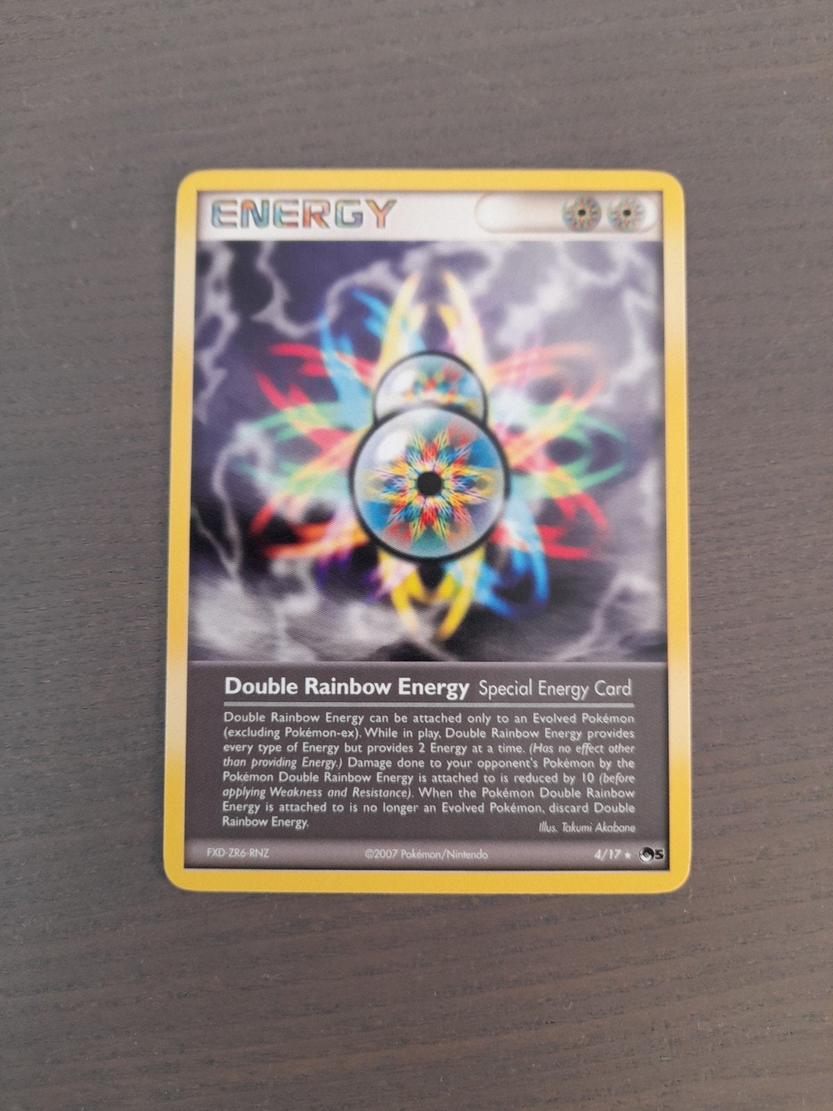Pop series 5 4/17 double rainbow energy, Ophalen of Verzenden, Gebruikt, Losse kaart