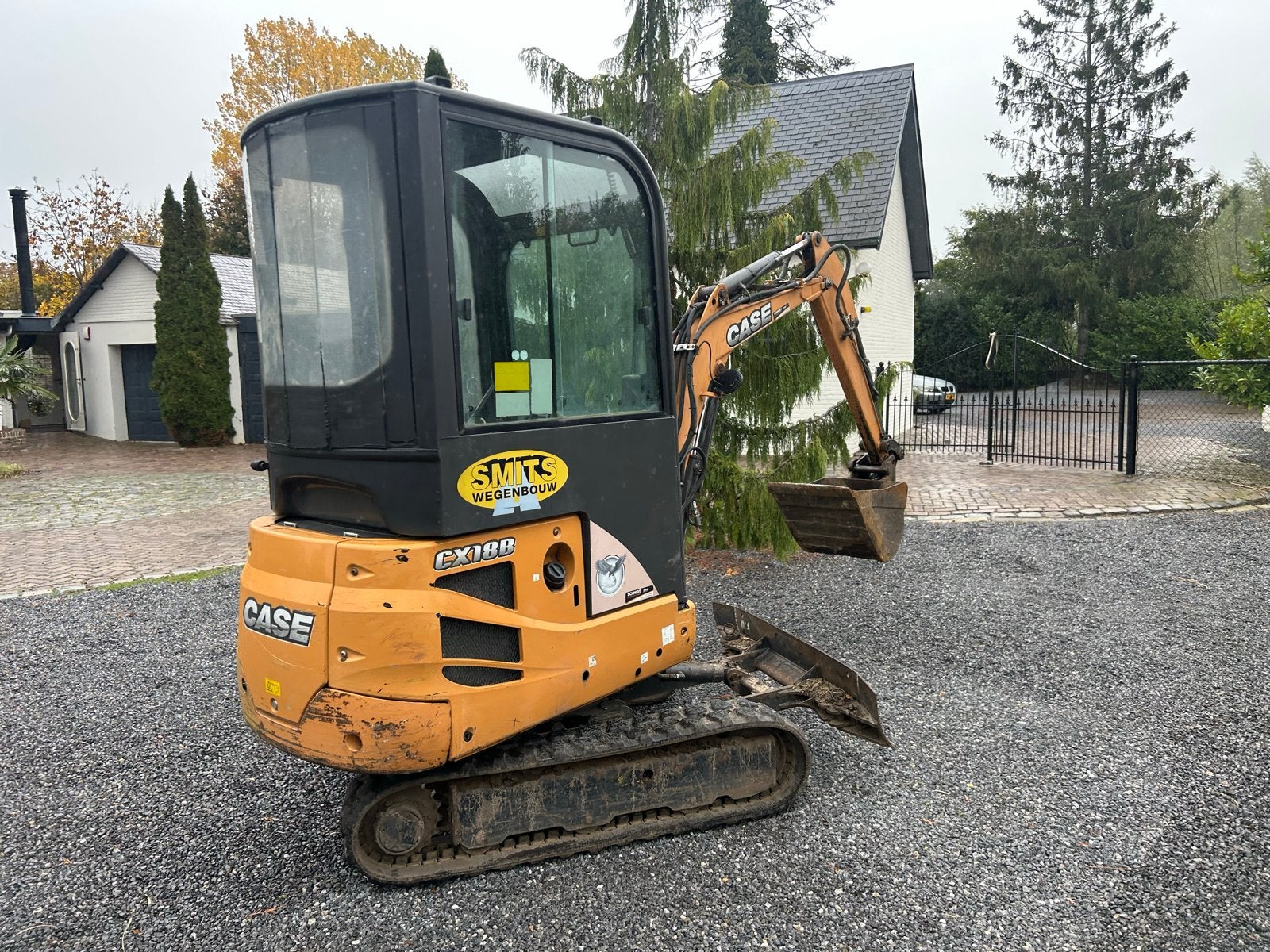 Case CX18B Minigraver met CW05 en verstelbare rupsen, Ophalen of Verzenden, Graafmachine