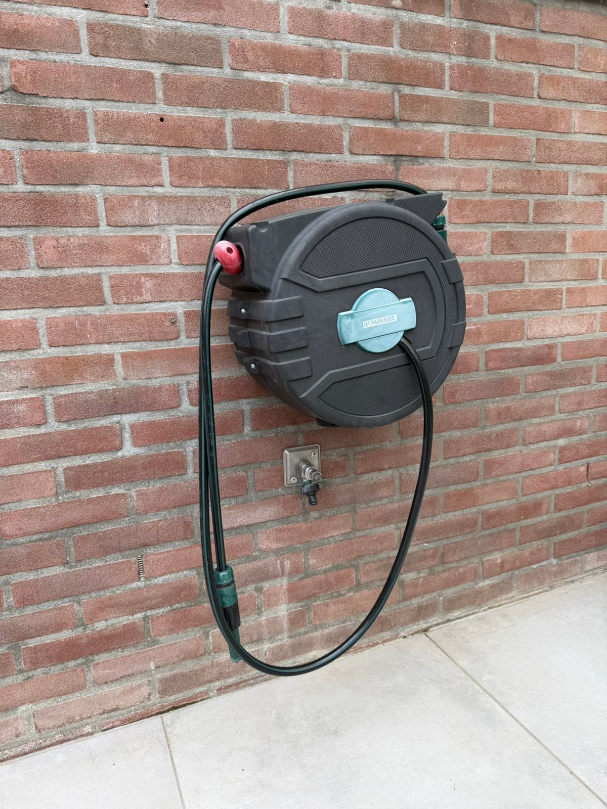 Tuinslag 15m wandslangbox Parkside, Ophalen, Gebruikt, Tuinslanghaspel