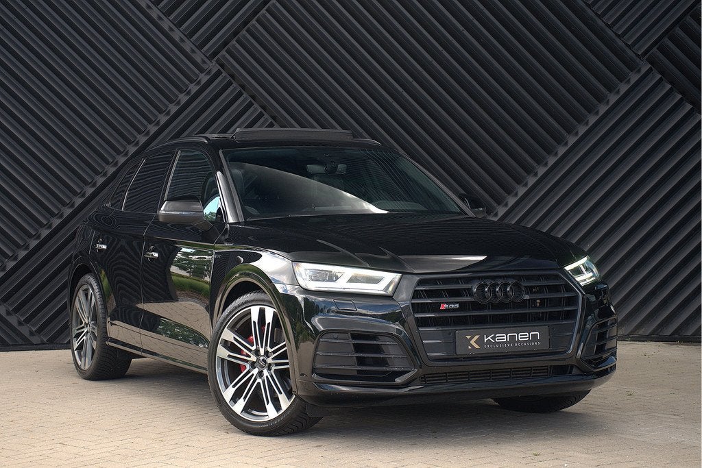 Audi SQ5 3.0 TFSI Quattro 354PK Panodak Memory Carbon Matrix, Auto's, Audi, Automaat, 12 maanden, Gebruikt, Zwart