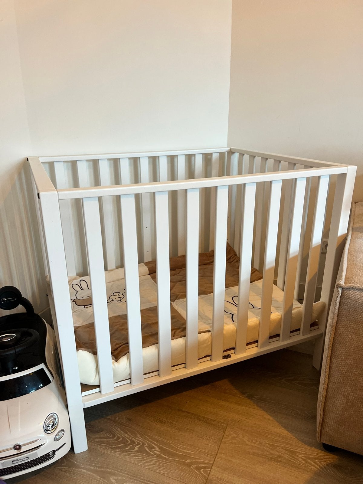 Witte babybox, Ophalen, Zo goed als nieuw