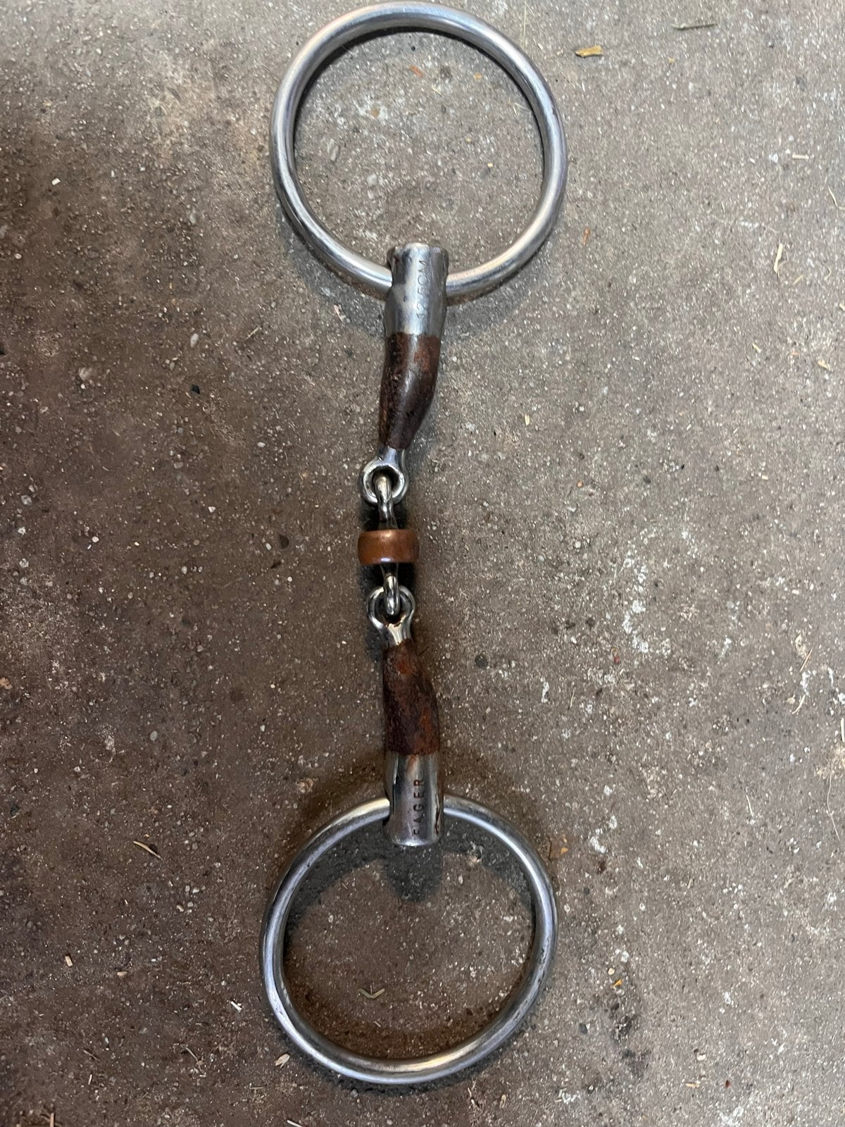 Fager bit Julia watertrens 12.5 cm, Dieren en Toebehoren, Paarden en Pony's | Hoofdstellen en Tuigage, Ophalen of Verzenden, Dressuur