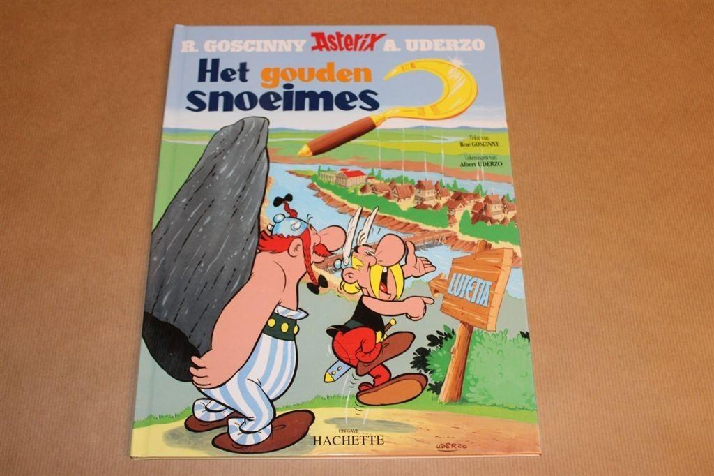 Asterix - Het gouden snoeimes - Hardcover, Boeken, Stripboeken, Zo goed als nieuw, Eén stripboek, Ophalen of Verzenden