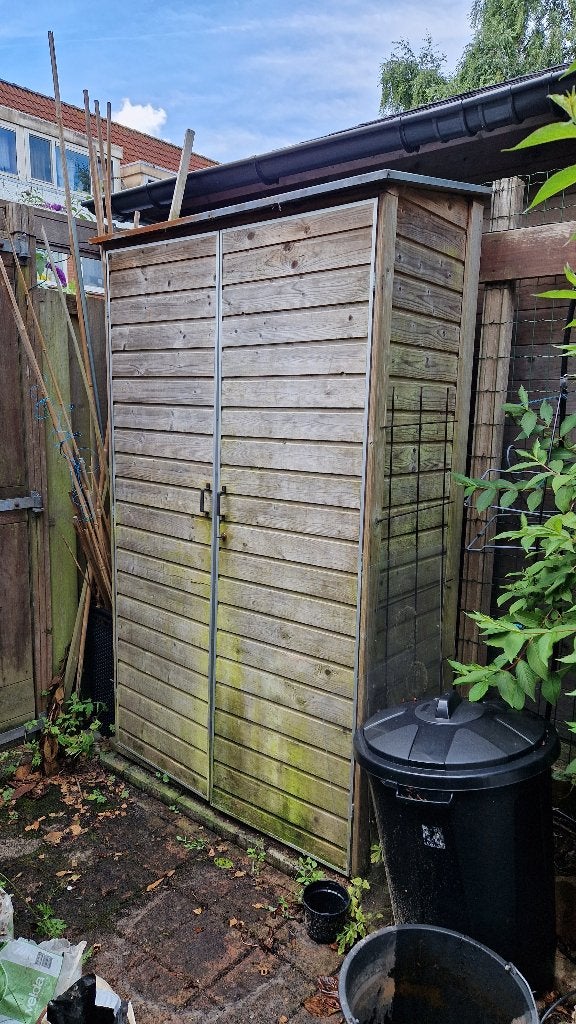 Tuinkast, Tuin en Terras, Ophalen, Gebruikt, Hout, Overige typen